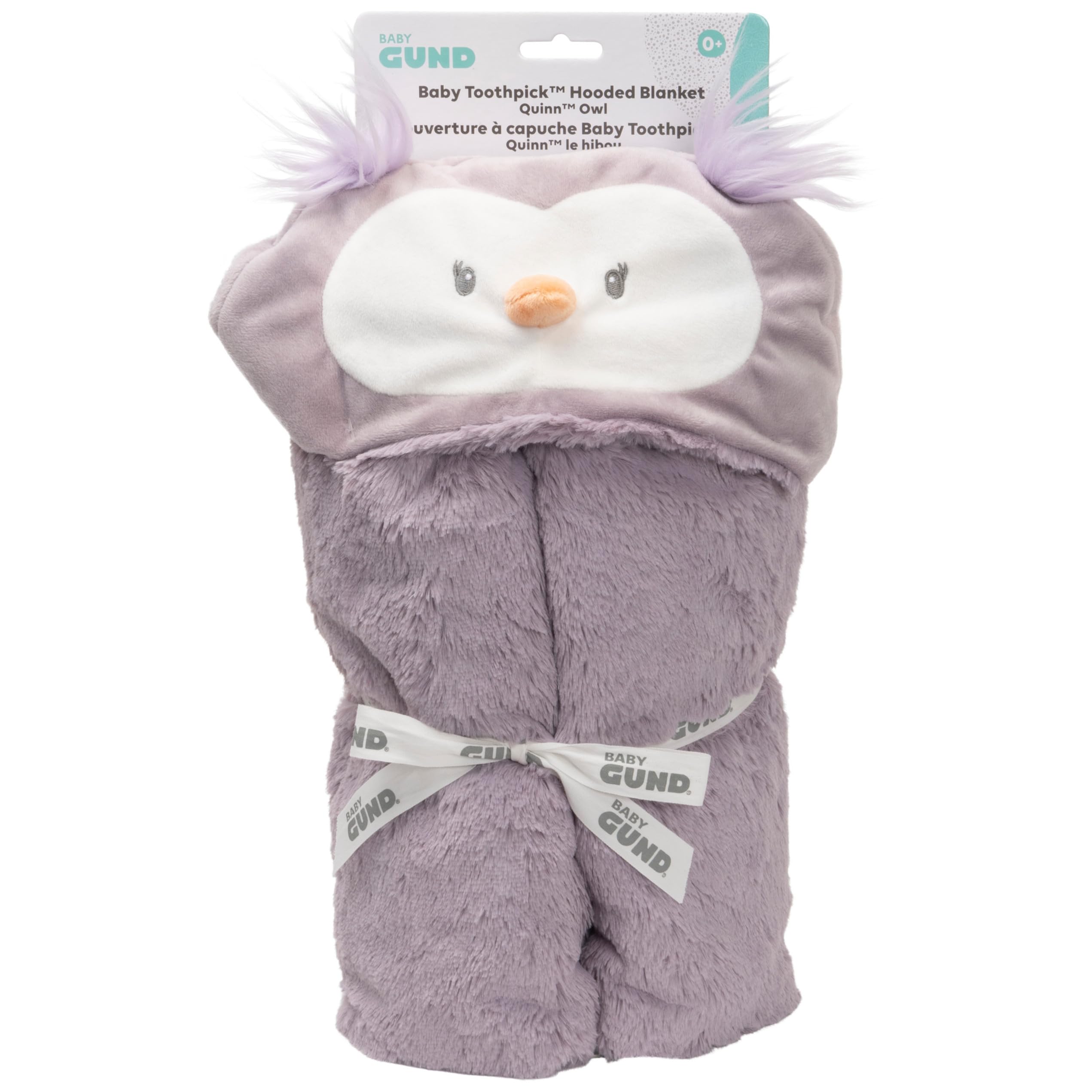 40" x 23" Gund Baby Lil’ Luvs Plush Hooded Blanket (Quinn Owl) $6.97 + Free Shipping w/ Prime or on $35+
