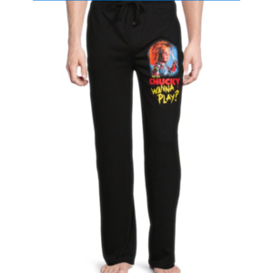 Men s Halloween Pajama Lounge Pants Chucky or Michael Myers