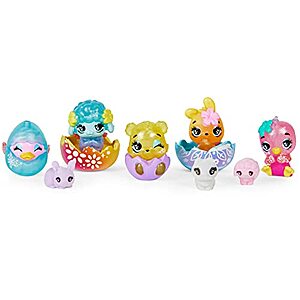 Hatchimals CollEGGtibles, Spring Basket with 5 and 3 Pets for Kids 5 and Up