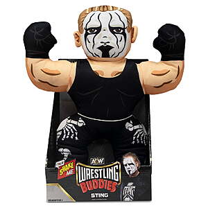 12" AEW Wrestling Buddies Sting Plush Toy w/ Interactive Sounds $  8.44 + Free Shipping w/ Walmart+ or on $  35+
