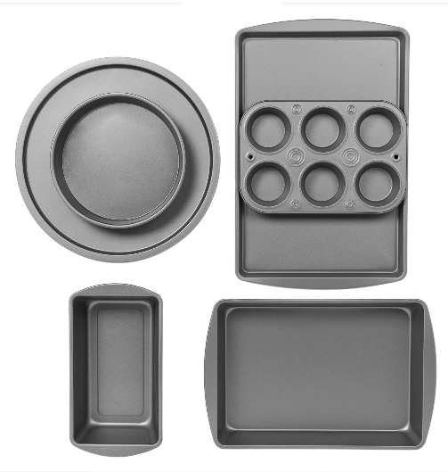 6-Piece BakerEze Non-stick Bakeware Set $13, 6-Piece BakerEze Copper Non-stick Bakeware Set $14.02 & More + Free Store Pickup at Walmart