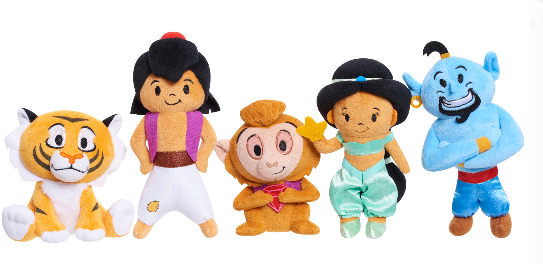 5-Piece Disney Aladdin Plush Set $8 + Free Store Pickup at Walmart