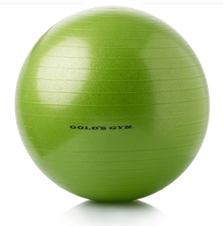 Gold's Gym Anti-Burst Exercise Body Ball w/ Hand Pump: 55cm $6, 65cm $7 + Free Store Pickup at Walmart