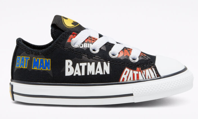 Converse x Batman Chuck Taylor All Star Shoes: Kids' $19.60, Infant/Toddler