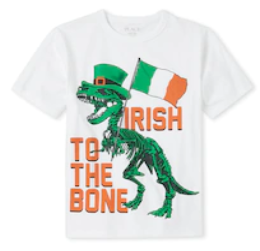 Children's Place: 50% Off Sitewide Sale: Big Girls' Lucky Graphic Tee $3, Big Boys' Irish Dino Graphic Tee $3 & More + Free Shipping