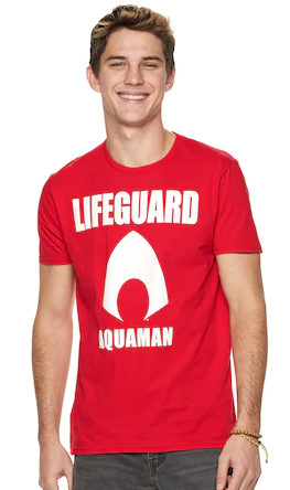 Kohl's Cardholders: Men's & Women's Graphic Tees: Men's Aquaman Lifeguard Tee $4.20, Men's Star Wars Graphic Long Sleeve Tee (various) $7 & More + Free S/H