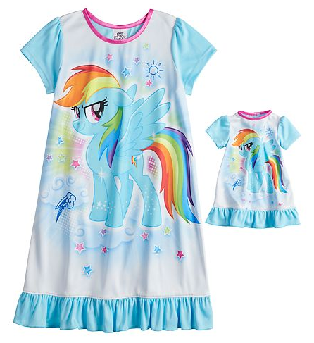 Kohl S Cardholders Girls Nightgown Matching Doll Nightgown Set The Lego Movie 2 Minnie Mouse My Little Pony More From 5 88 Free S H Slickdeals Net