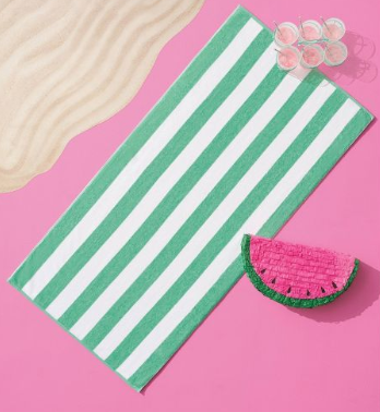 Sun Squad Cabana Striped Beach Towel (various colors) $4.08 + Free Shipping on $35+ or Free Store Pickup