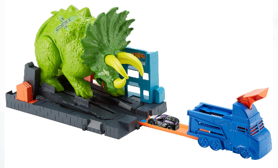 Hot Wheels Smashin' Triceratops Destructive Dino Playset $9, John Deere Playsets from $5.70 + Free S/H on $35+