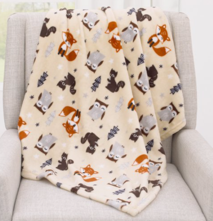 30" x 36" Parent's Choice Plush Baby Blanket (Fox, Unicorn, Rainbow & More) $4.86 + Free Shipping on $35+