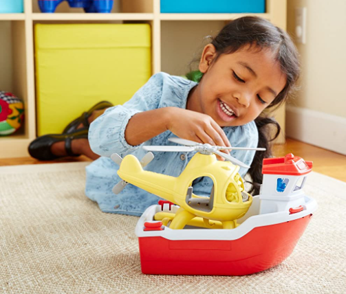 Green Toys Rescue Boat $15 & More + Free S/H w/ Prime or Free on $25+