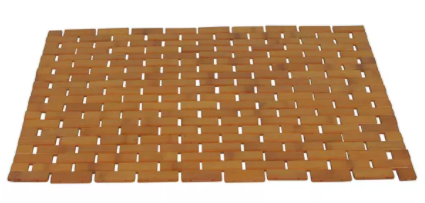 23.5"W x 15.75"D Redmon Bamboo Spa Style Shower Mat $12 & More + Free Ship to Store at Macy's or Free S/H on $25+