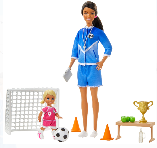 Barbie Playset: Soccer Coach Playset w/ 2 Dolls & Accessories $10.61 + Free Store Pickup at Target or FS on $35+