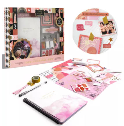 FAO Schwarz: 35-Piece Girls' DIY Journal Set $12 & More + Free Store Pickup at Macy's or FS on $25+
