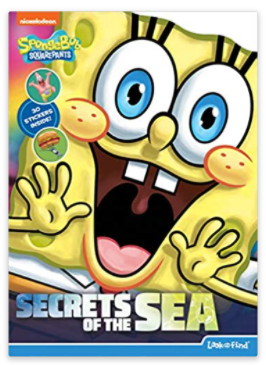 Children's Books: SpongeBob Look & Find Paperback Activity Book w/ 30 Stickers $5 & More + Free S/H w/ Prime or FS on $25+