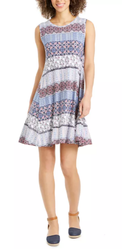 Style & Co Women's Petite Sleeveless Printed Sheath Dress $13.93, JM Collection Women's Printed Top $10.23 & More + Free Store Pickup at Macy's or FS on $25+