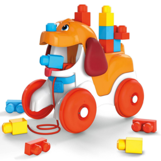 Mega Bloks: 16-Pc Pull-Along Puppy $5, 20-Pc Lil' Building Toolkit $7.49 + Free Store Pickup at Target or FS on $35+