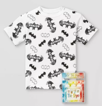 DC Comics, Marvel & More Kids' Cotton Graphic T-Shirt w/ 3-Color Bottle Tie-Dye Kit From $11.25 + 2.5% in Slickdeals Cashback (PC Req'd) + FS on $35+