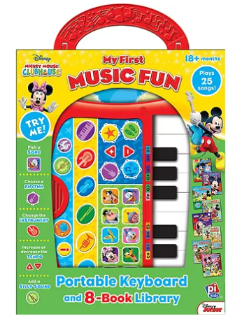 Sam's Club Members: Mickey Mouse Portable Keyboard & 8-Hardcover Book Library Set w/ 25 Songs $14.98 + Free S/H for Plus Members