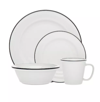 16-Pc Godinger Porcelain Dinnerware Sets (Service for 4) $25 & More + 6% Slickdeals Cashback (PC Req'd) + FS on $25+