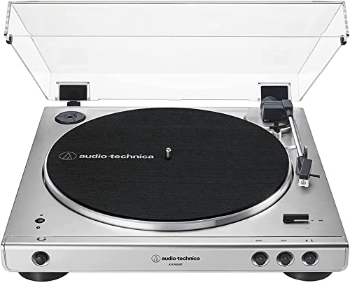 Audio-Technica AT-LP60XBT-SV Fully Automatic Bluetooth Belt-Drive Stereo Turntable - $159 + FS