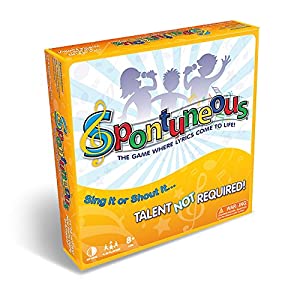 Spontuneous - The Song Game - Sing It or Shout It - Talent NOT Required (Family / Party Board Game) $22.49 AC + FS