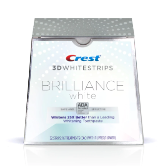 Crest: Get 5$ Off Crest 3D WhiteStrips Brilliance or Professional + Free Shipping $34.99