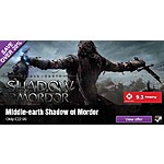 Shadow of Mordor PC Digital Download $37.29, Borderlands Pre-sequel PC Digital Download $43.78 at Funstock Digital