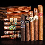 CIGAR.com $203 value Set IV 10 cigars + Humidor $29.99 +$4.99 shipping