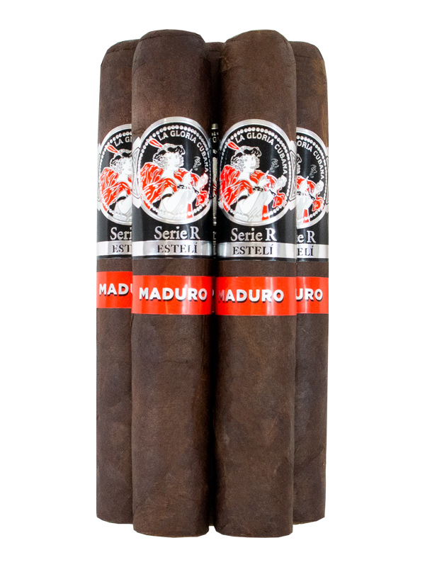 5 La Gloria Cubana Serie R Esteli Maduro cigars 6x60 $14.99 + tax free ship