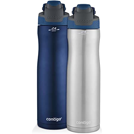 2-pack 24 oz Contigo Autoseal Chill Stainless Steel Water Bottles $24. ...