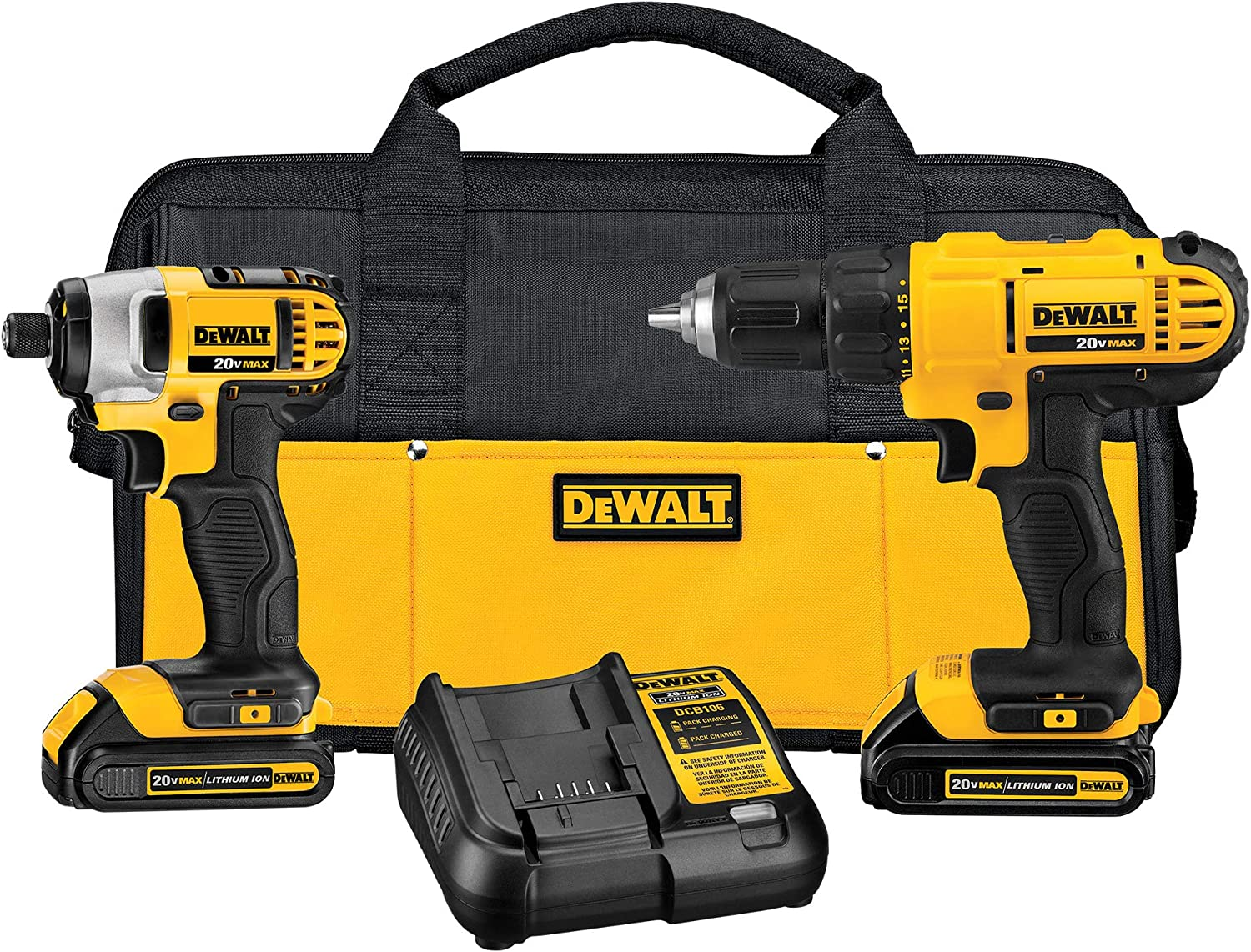 Dewalt drill/impact with 2 batteries for diy $159
