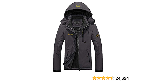 MOERDENG Women's Waterproof Ski Jacket Warm Winter Snow Coat Mountain Windbreaker Hooded Raincoat Jacket - $22.49