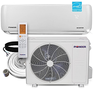 Pioneer 24,000 BTU 2 Ton 21 SEER2 Ductless Mini Split ENERGY STAR Inverter++ Wall-Mounted Air Conditioner Heat Pump 208/230V WYS024GMFI22RL-16 Free ship to store - $1485