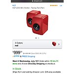 KEF LS50 Mini Monitor - Racing Red (Pair) For $999 *No Prime Required*