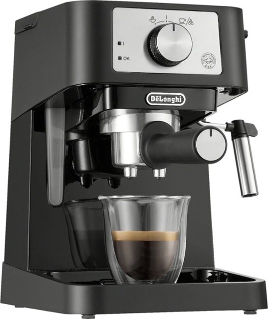 De'Longhi - Stilosa 15 Bar Pump Espresso Machine - Black and Stainless $87.99