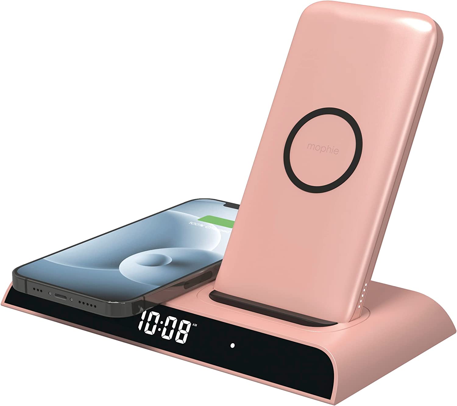 mophie Powerstation 10,000mAh Wireless Charging Dock (Rose)