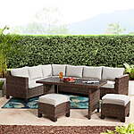 5-Piece Better Homes & Gardens Brookbury Wicker Sectional Dining Set (Beige) $498 + Free Shipping