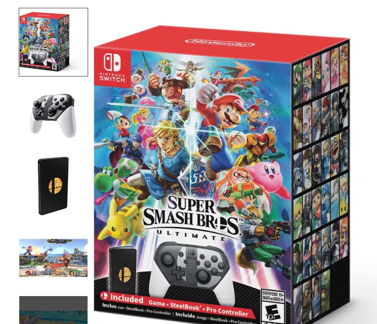 Super Smash Bros. Ultimate Special Edition for Nintendo Switch back in stock at Target $139.99