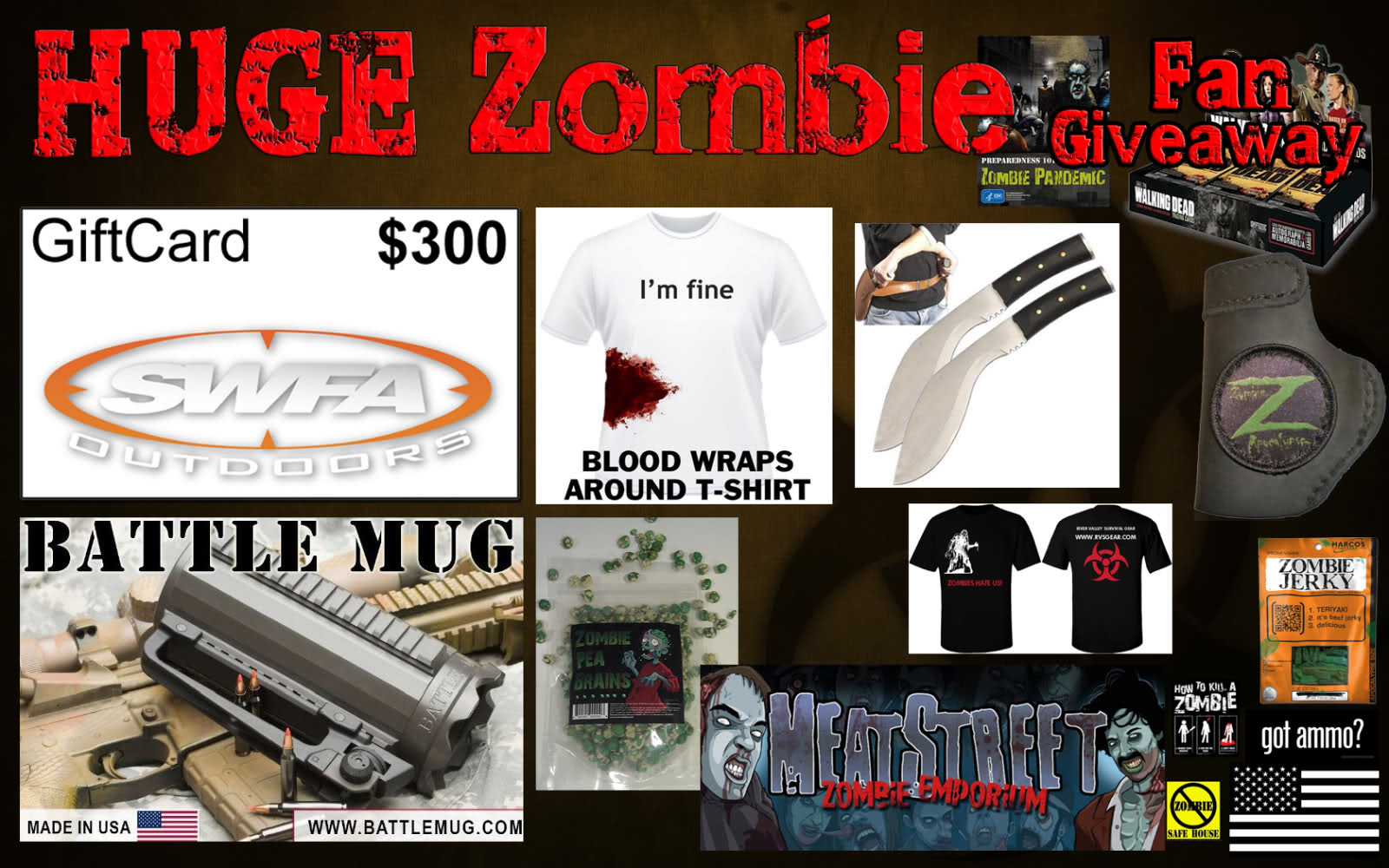 Awesome Zombie Facebook Giveaway (ends 04-29-2012)