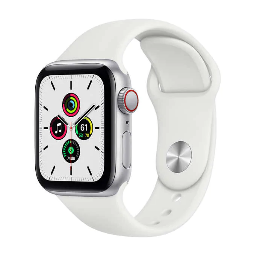 Apple Watch Series 6 Gps Cellular With White Sport Band 40mm Silver 319 99
