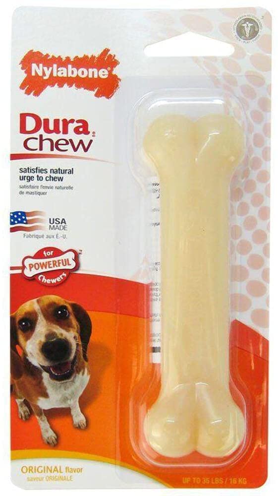 Nylabone Power Chew Durable Dog Chew Toy (Original, Medium/Wolf) $1.95 + Free Shipping w/ Prime or on $25+