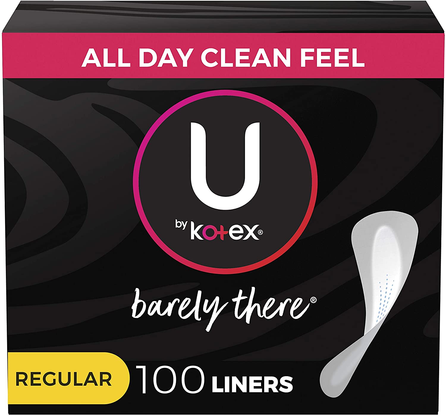 100-Ct U by Kotex Barely There Liners (Light Absorbency, Unscented) $3.65 w/ S&S + Free Shipping w/ Prime or on $25+