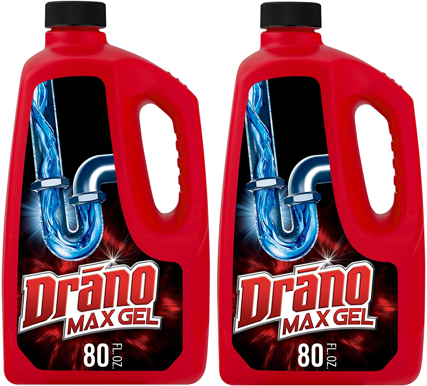 2-Count 80-Oz Drano Max Gel Drain Clog Remover and Cleaner $9.97 w/ S&S + Free Shipping w/ Prime or on $25+