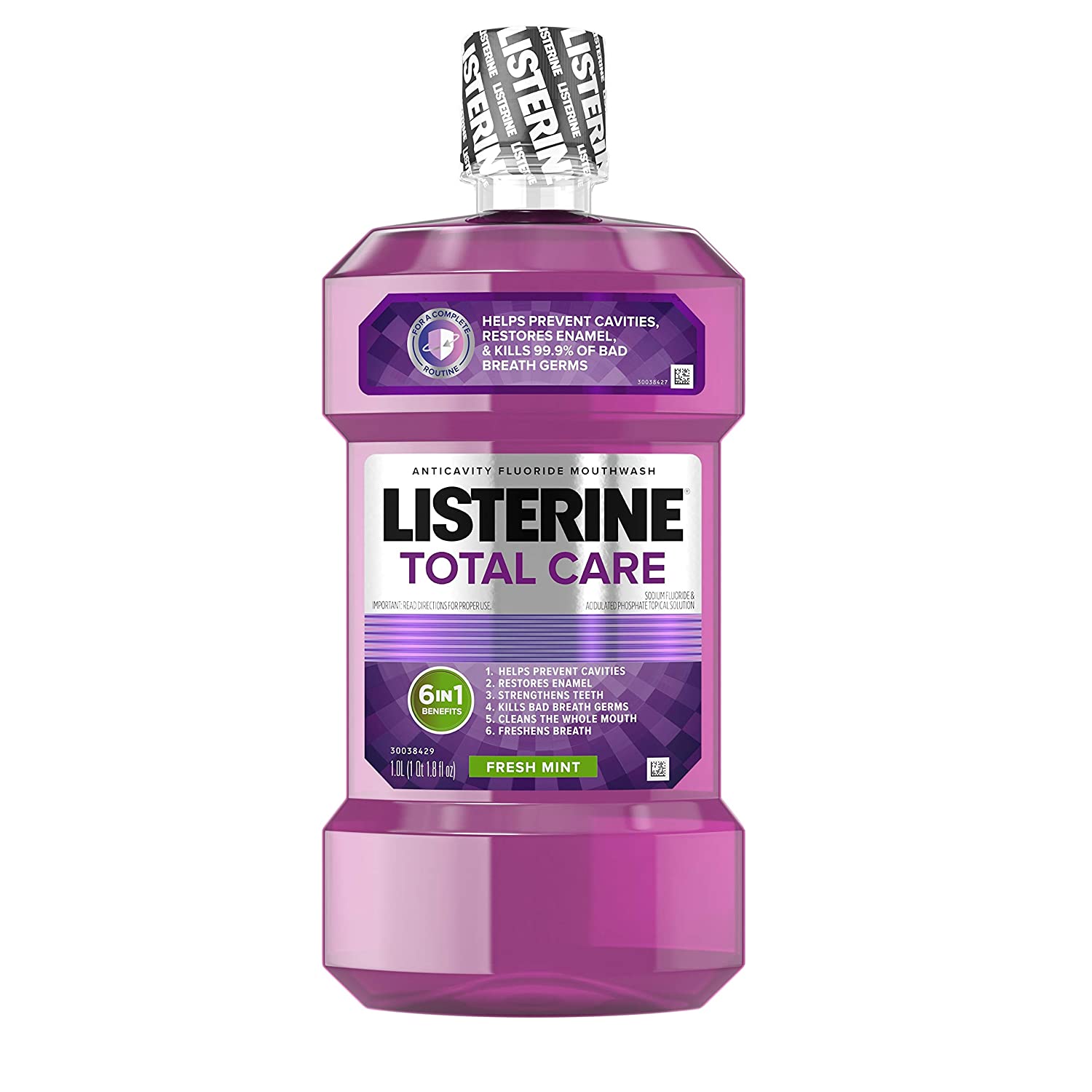 1-Liter Listerine Total Care Anticavity Fluoride Mouthwash (Fresh Mint) $4.65 w/ S&S + Free Shipping w/ Prime or on $25+