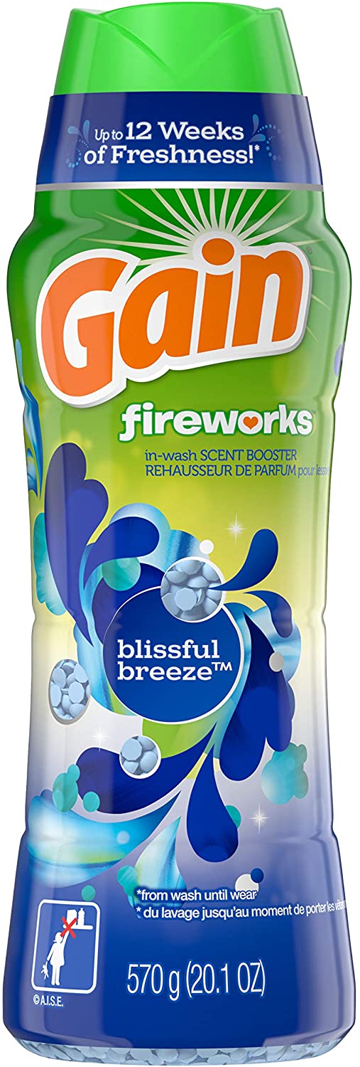 20.1-Oz Gain Fireworks in-Wash Scent Booster Beads (Blissful Breeze) $7.20 w/ S&S + Free Shipping w/ Prime or on $25+