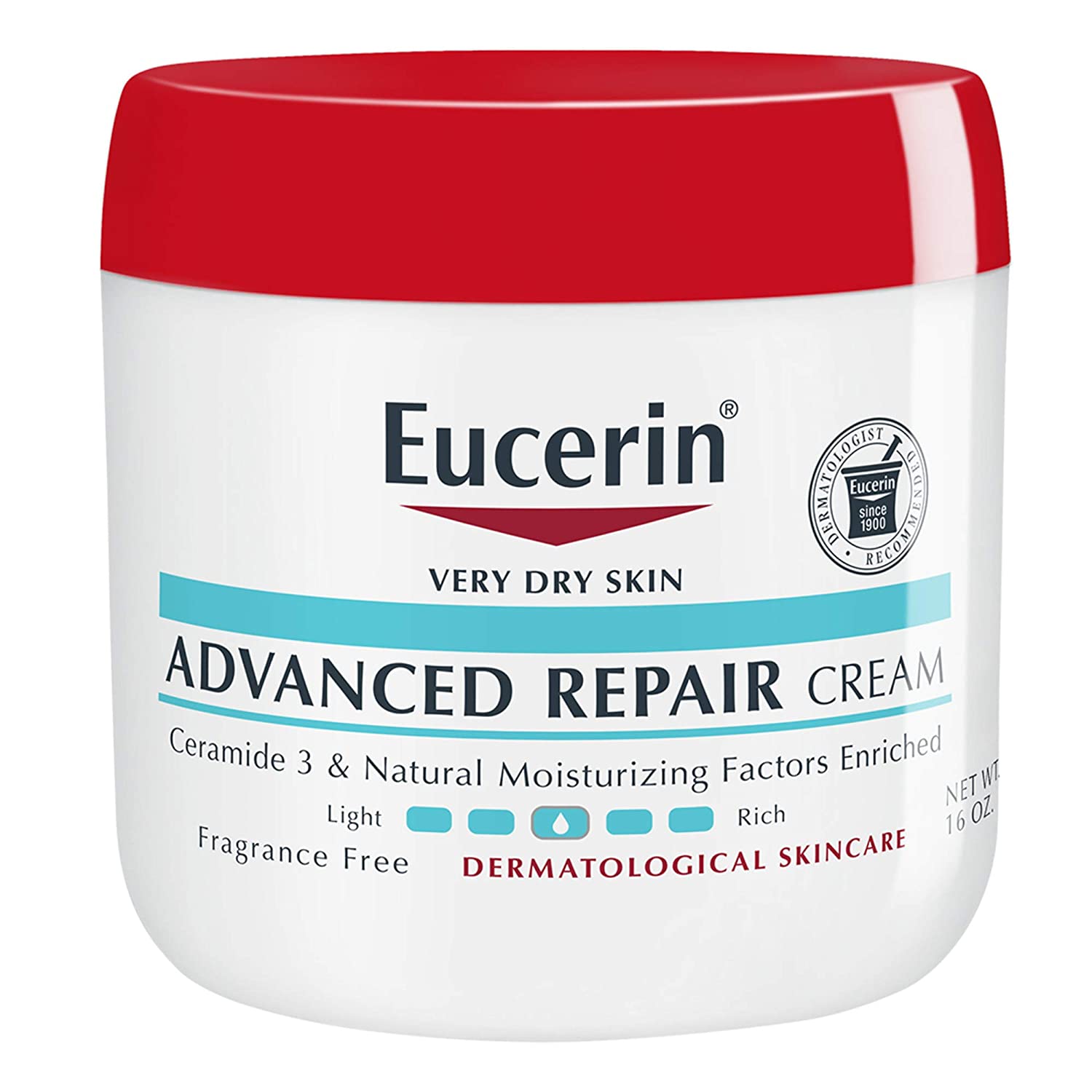 16-Oz Eucerin Advanced Repair Cream (Very Dry Skin) $6.75 w/ S&S + Free Shipping w/ Prime or on $25+
