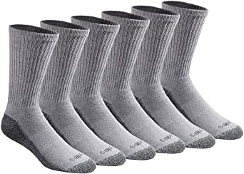 6-Pair Dickies Men's Dri-tech Moisture Control Crew Socks (Grey) $9.10 + Free Shipping w/ Prime or on $25+