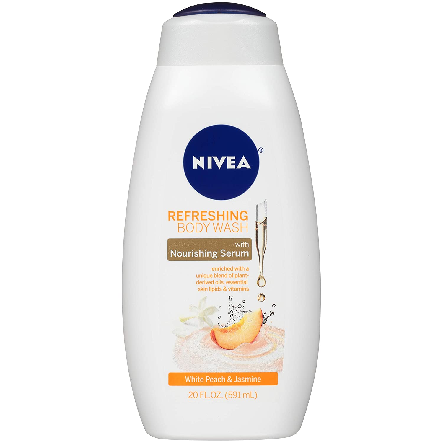 20-Oz NIVEA White Body Wash w/ Nourishing Serum (Peach and Jasmine) $2.95 w/ S&S + Free Shipping w/ Prime or on $25+