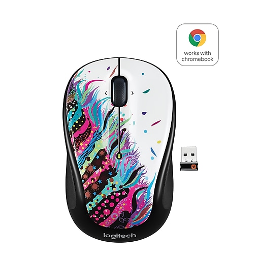 Logitech M325 Wireless Optical Mouse (Various Colors) $10 + Free Store Pickup at Staples or Free Shipping on $30+